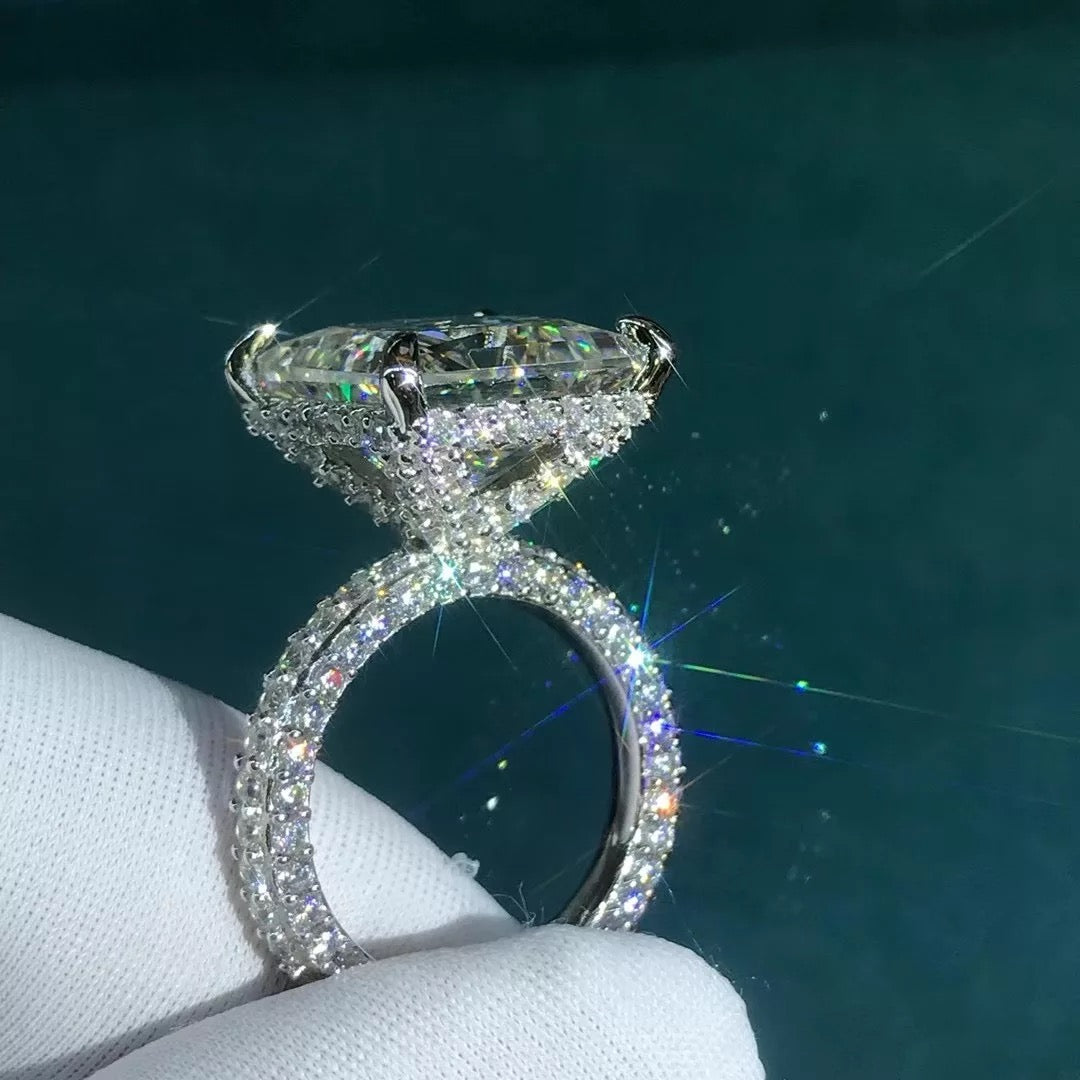 Crushed diamond ring band Clearance