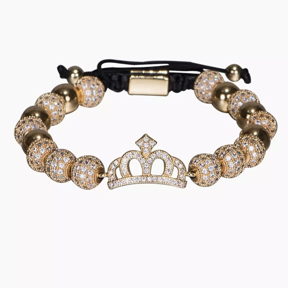 ROYAL MACRAME CZ BRACELET