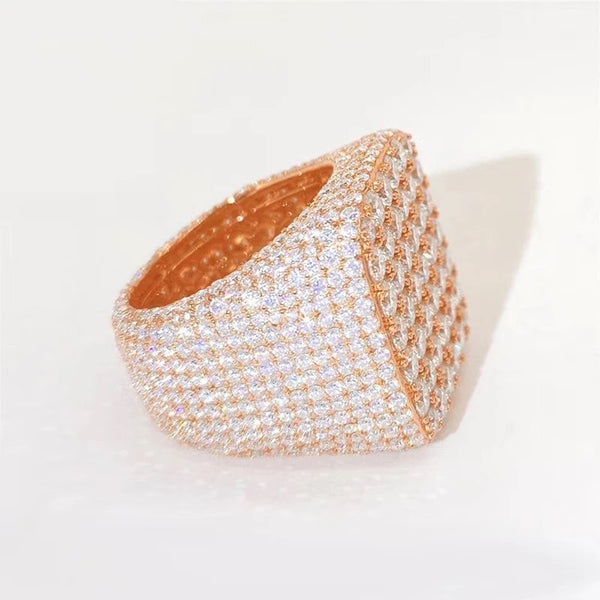 18k CUSTOM HIP HOP RING