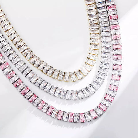 OCTAGON CUT NECKLACE
