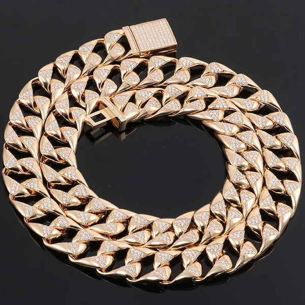 14k MIAMI CURB NECKLACE