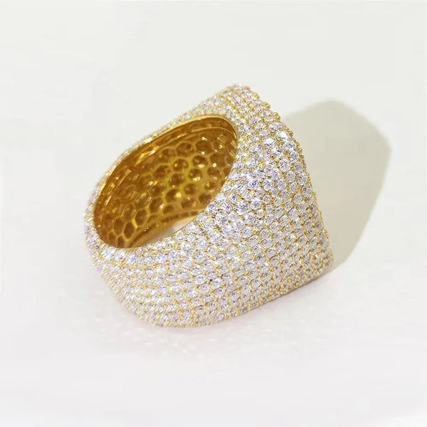 18k CUSTOM HIP HOP RING