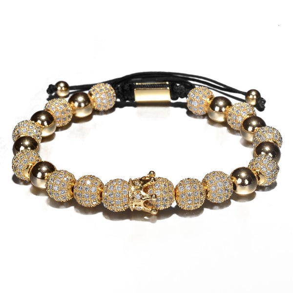 ROYAL MACRAME CZ BRACELET