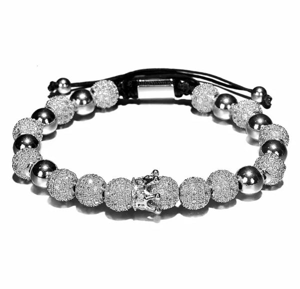 ROYAL MACRAME CZ BRACELET